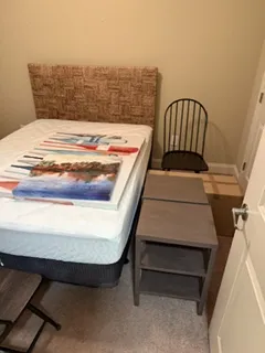 Before: bedroom furniture set before removal